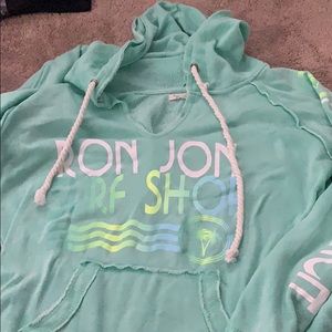 Ron Jon Surf Shop Teal Hoodie